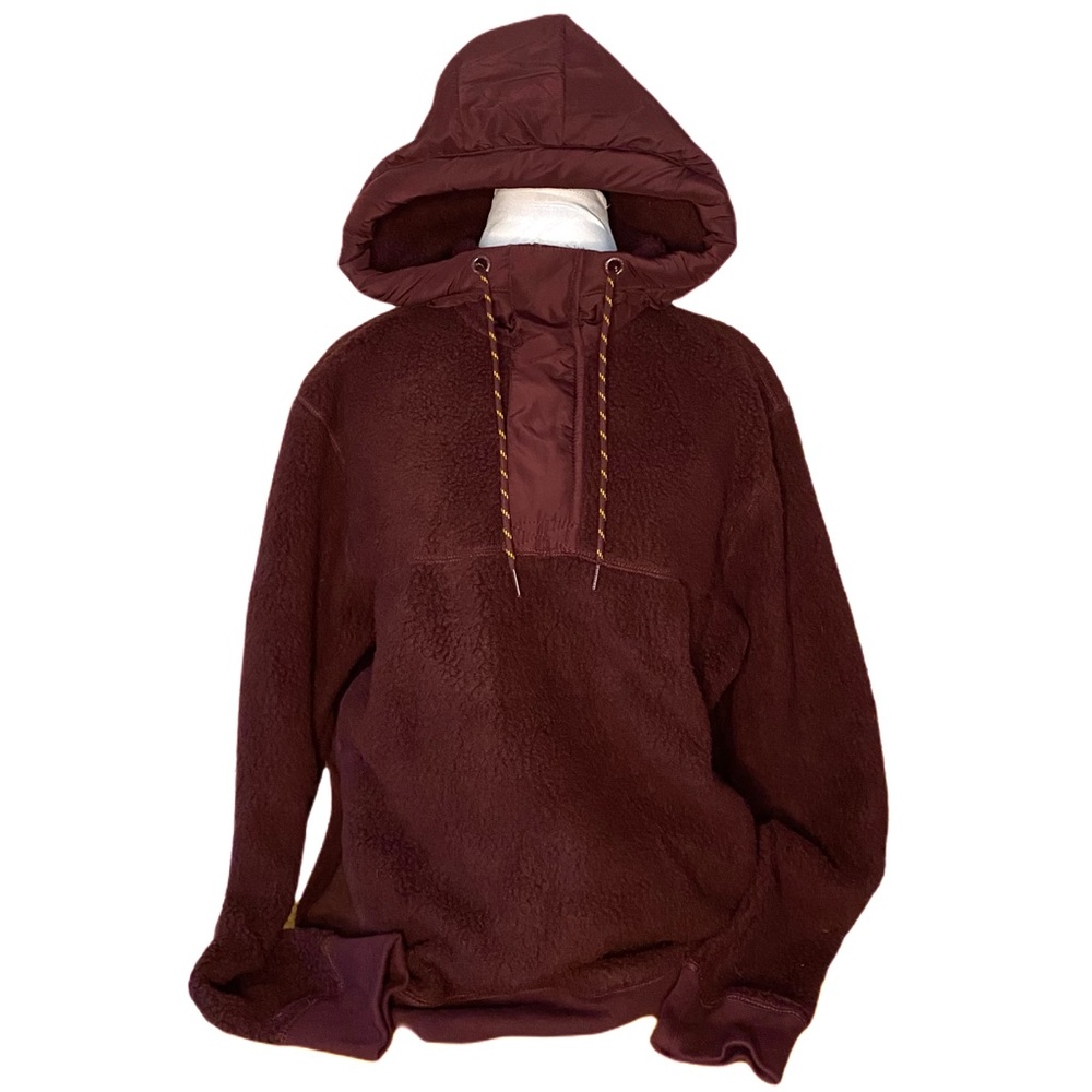 Aeropostale XL maroon fleece hoodie pullover - Picture 1 of 10